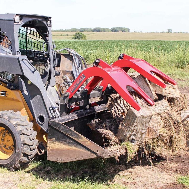 GreyWolf Attachments Double Grapple Skid Steer Attachment, large image number 13