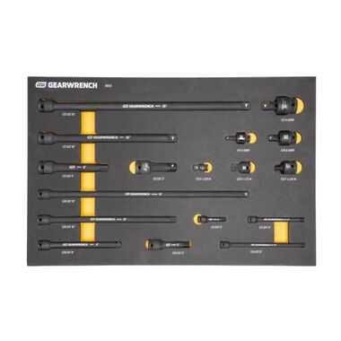 GEARWRENCH 247 Piece MEGAMOD Mechanics Tool Set in Modular Foam Trays With Storage Unit, large image number 4