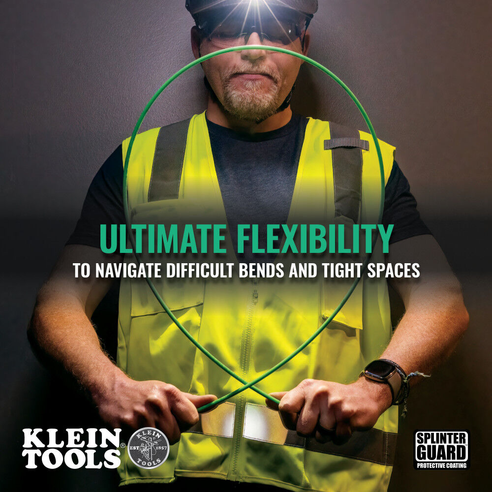 Klein Tools Hi-Flex Fiberglass Glow Fish Rod, 15-Foot, large image number 2