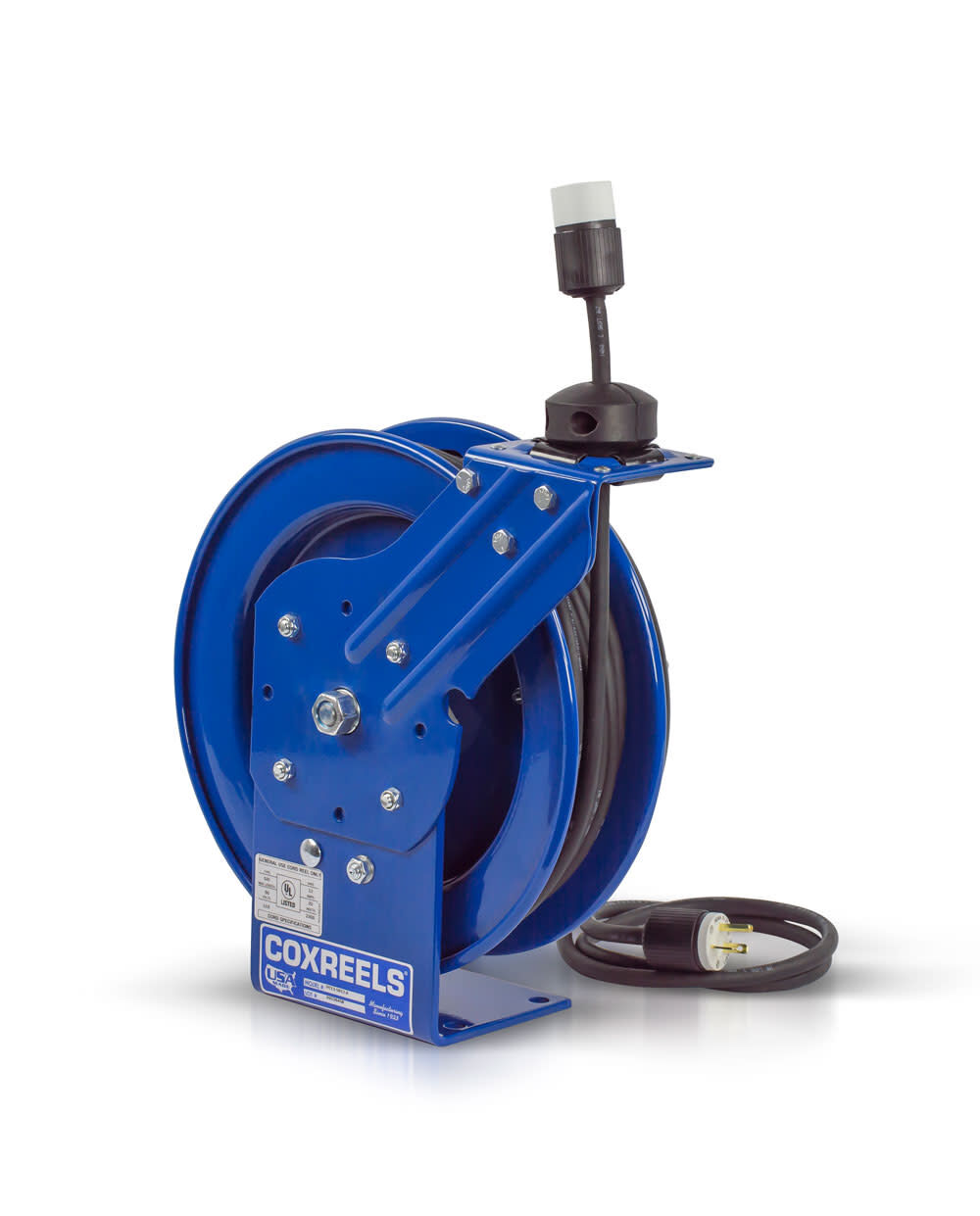 Coxreels 50ft Spring Driven Cord Reel Single Industrial Rec, large image number 1