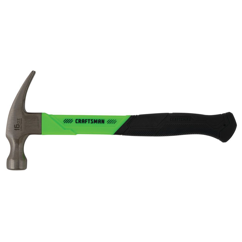 CRAFTSMAN 16 Oz Fiberglass Claw Hammer, large image number 1