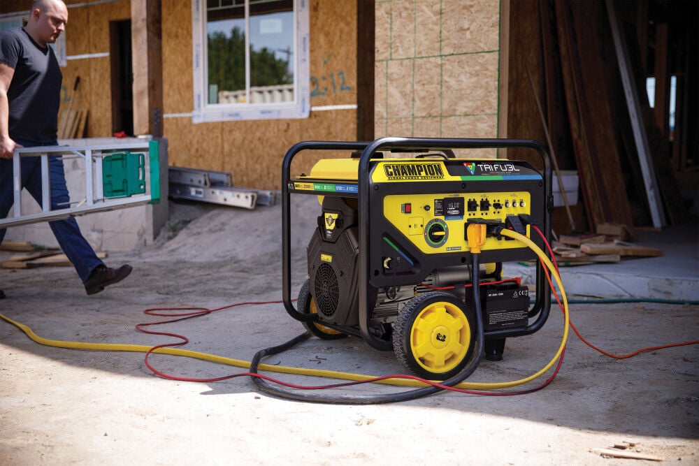 Champion Power Equipment 16,875-Watt Electric Start Tri Fuel 49 State Home Backup Portable Generator, large image number 6