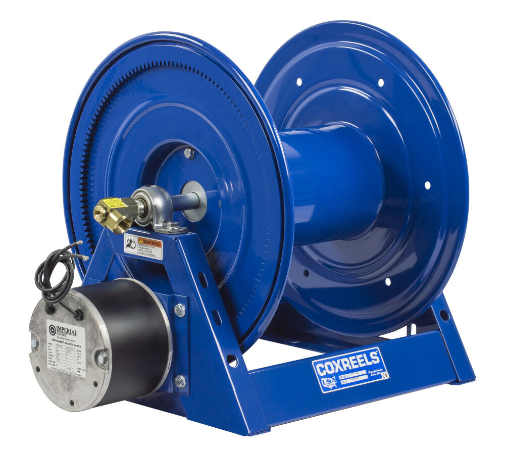 Coxreels 12V DC 1/3HP Motorized Hose Reel 1/2in x 200' No Hose, large image number 2