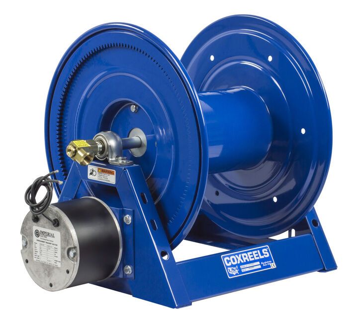 Coxreels 12V DC 1/3HP Motorized Hose Reel 1/2in x 200' No Hose, large image number 1