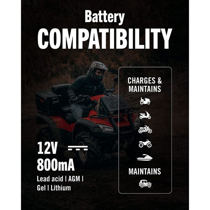 Battery Tender Lead Acid/Lithium Selectable Battery Charger 12V 800mA, large image number 9