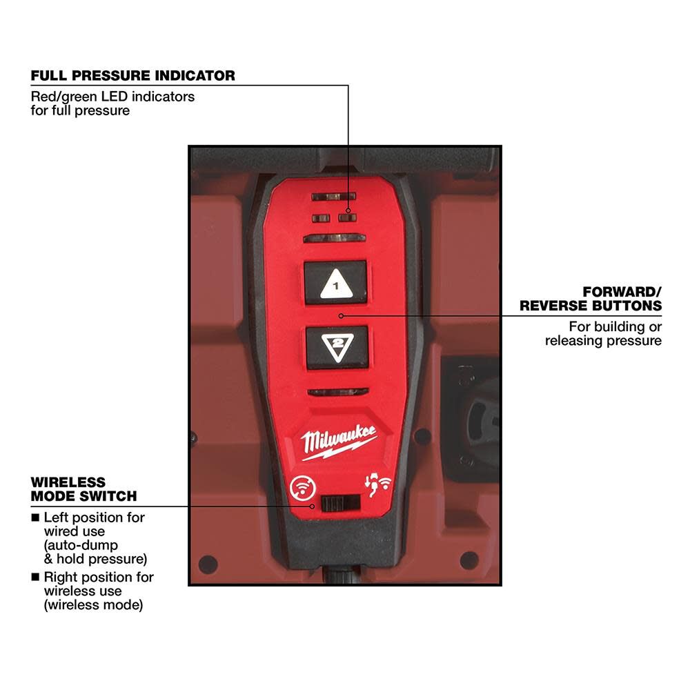 Milwaukee M18 Force Logic 10000PSI Hydraulic Pump Kit, large image number 6
