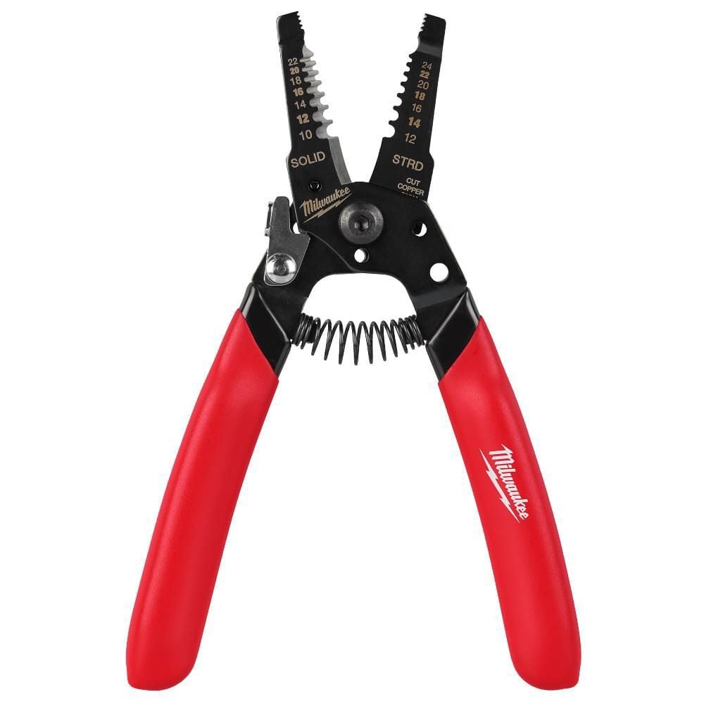 Milwaukee 10-24 AWG Compact Dipped Grip Wire Stripper & Cutter, large image number 6