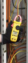Sperry Instruments Clamp Meter Snap-Around Digital LCD 5-Function AC Current AC/DC Volt Resistance Continuity 9 Auto Range 400-Amp 1 Each, small