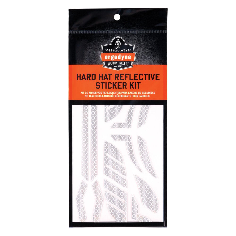Ergodyne Hard Hat Reflective Sticker Kit, large image number 2