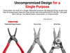 Tekton 9 Inch Internal External Retaining Ring Pliers Set 4 Piece 0.090 Inch Tips, small image number 5