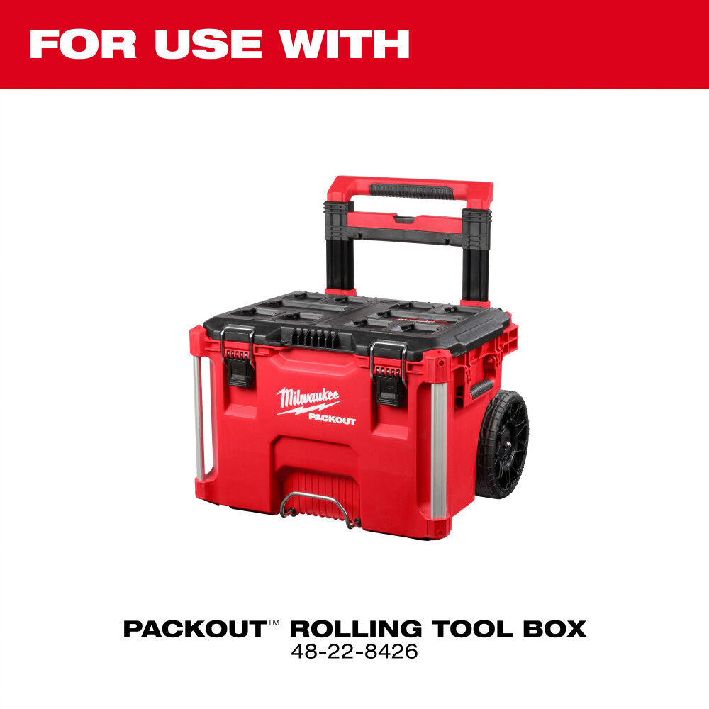 Milwaukee Low-Profile Handle for PACKOUT Rolling Tool Box, large image number 6