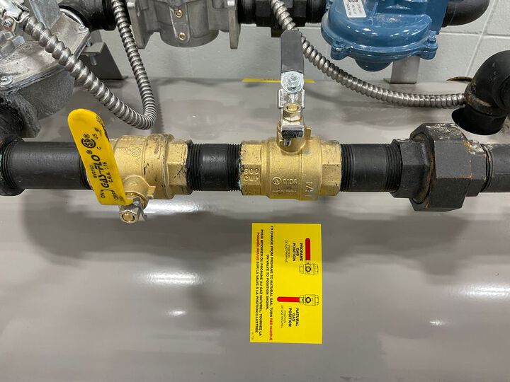 Frost Fighter 1,500,000 BTU 7700 CFM Direct Fired Dual Fuel LP/NG Portable Heater, large image number 11