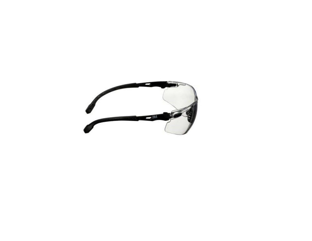 3M Solus 1000 Series Black Temples Scotchgard Clear Anti-Fog/Anti- Scratch Safety Glasses Kit with Foam/Strap, large image number 5