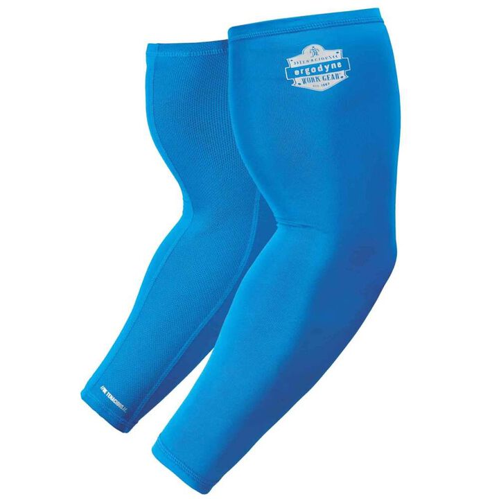 Ergodyne Chill Its 6690 Cooling Arm Sleeves Blue Medium