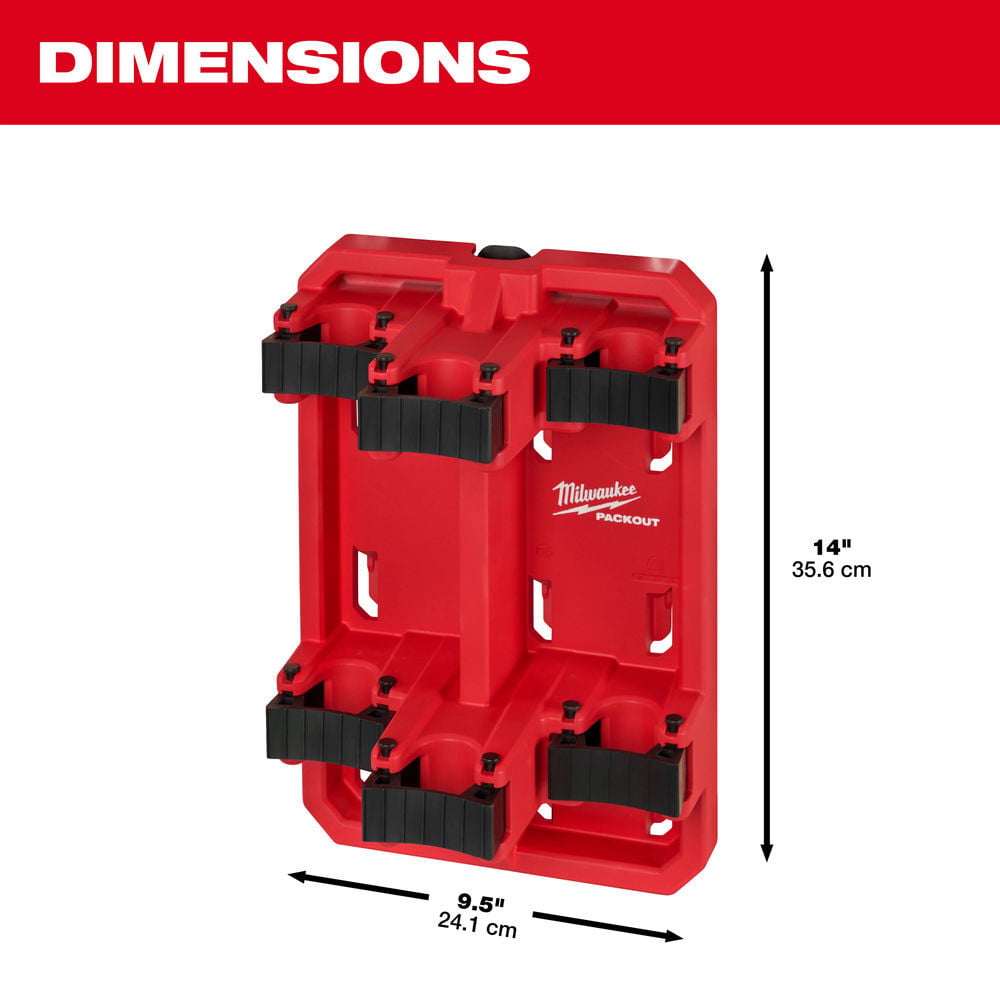 Milwaukee PACKOUT Long Handle Tool Rack, large image number 10