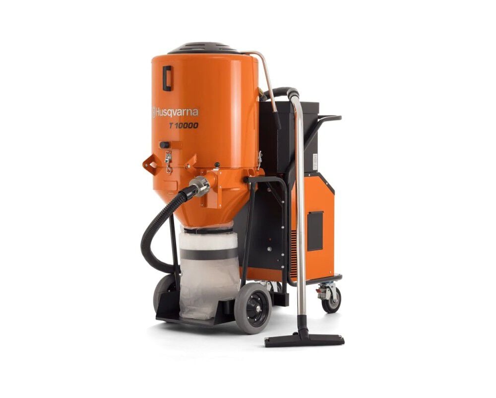 Husqvarna Construction T 10000 480V 16.9HP Industrial Dust Extractor Reconditioned, large image number 1
