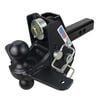 Shocker Hitch 20K Impact Max 2 Inch Cushion Hitch & Black Combo Sway Bar Tab Ball Mount 2 Inch & 2 5/16 Inch Hitch Balls, small image number 1