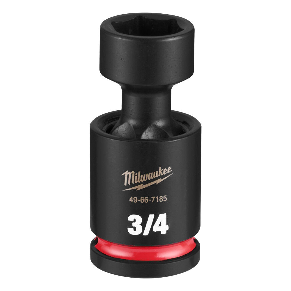 Milwaukee SHOCKWAVE Impact Duty 1/2 Inch Drive 3/4 Inch Standard Swivel Socket - 49-66-7185