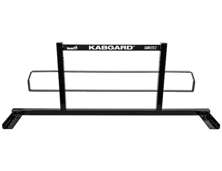 Buyers Products Company 71 Inch KabgardHeavy-Duty Steel Pickup Truck Headache Rack Bundle with Standard Mounting Brackets