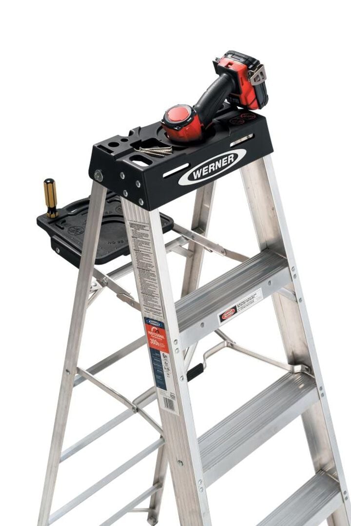 Werner 10ft Aluminum Type IA Step Ladder, large image number 3