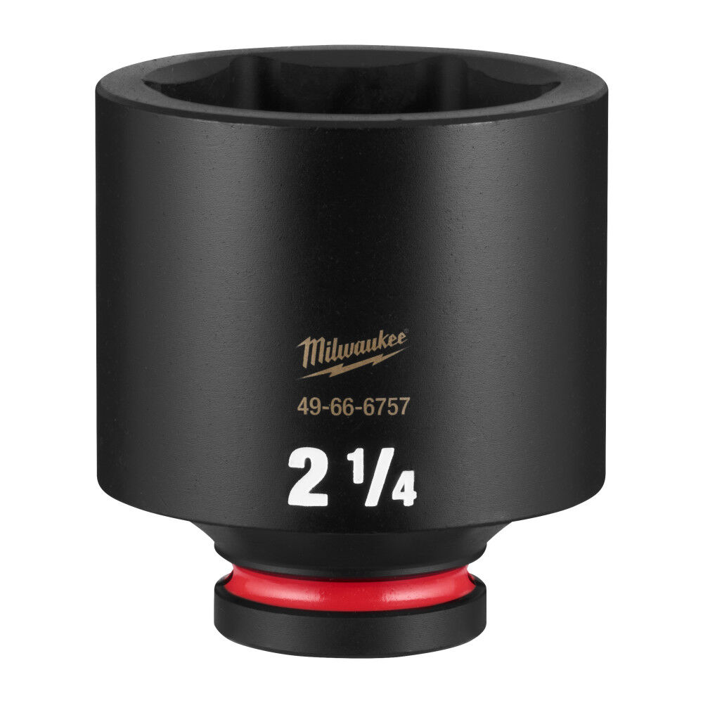 Milwaukee SHOCKWAVE Impact Duty 3/4 Inch Drive 2-1/4 Inch Deep 6 Point Socket - 49-66-6757