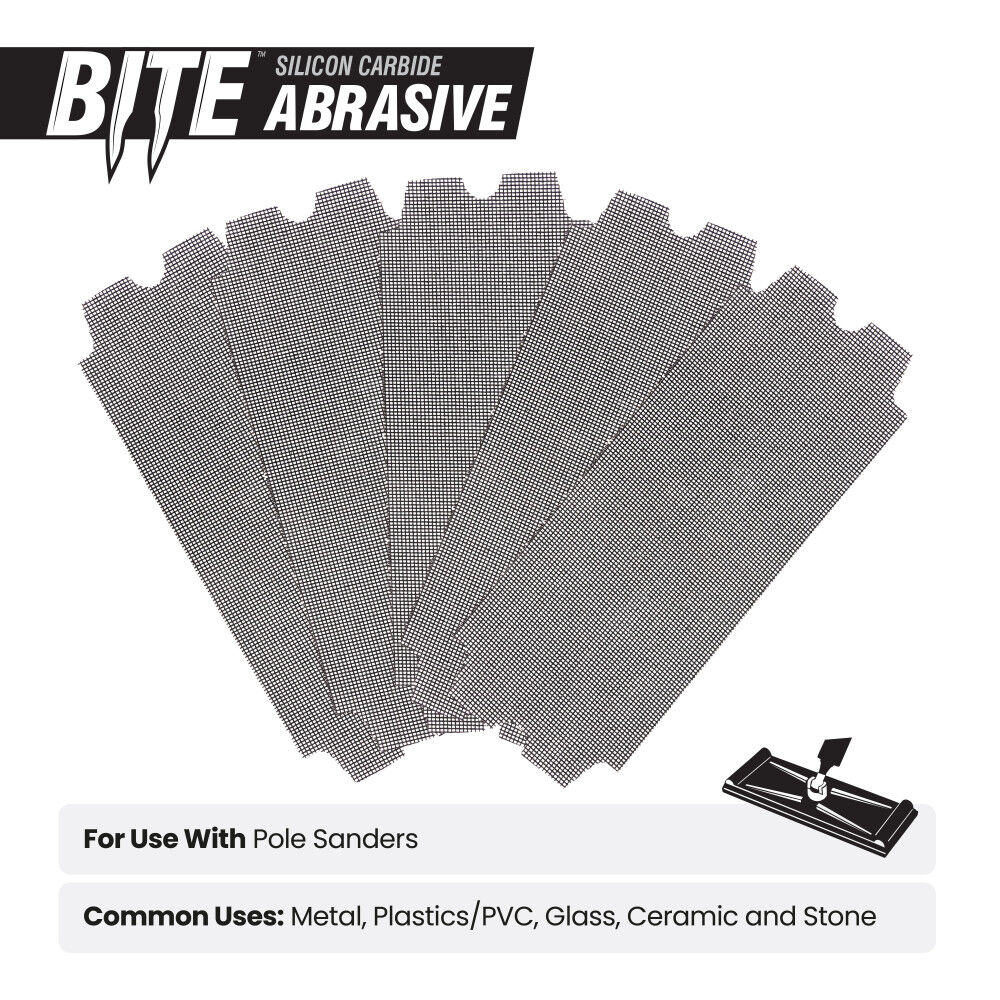 Spyder 220 Grit Silicon Carbide Sanding Screens, 4.5 x 11.5 Inch, 5 Pieces, large image number 3