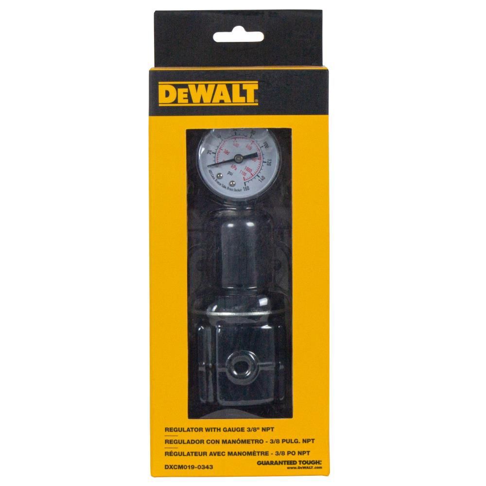 DEWALT 3/8 Inch NPT Air Regulator with Pressure Gauge, large image number 7