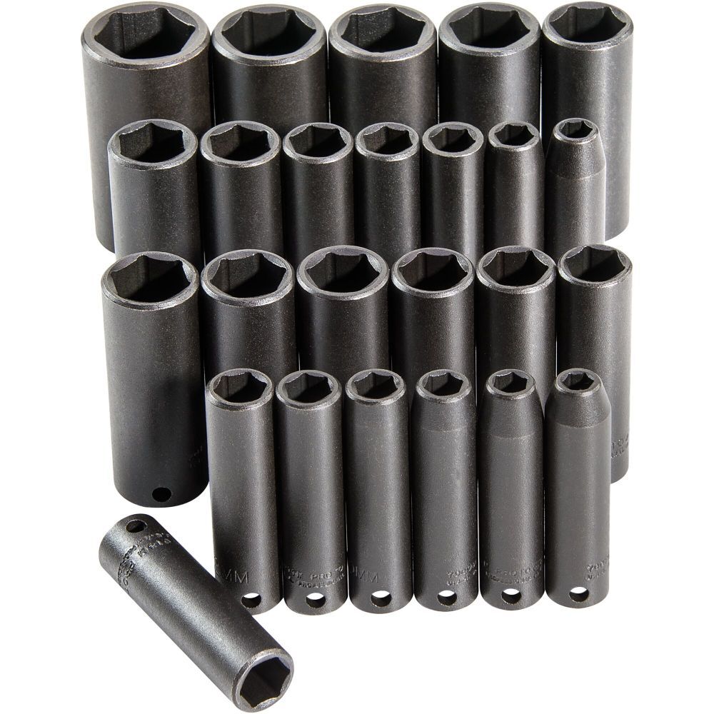 Proto Impact Socket 3/8 in Drive 25 Piece Set J72118 - Acme
