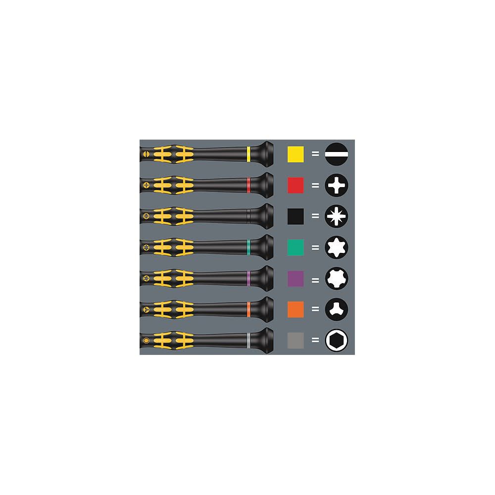 Wera Tools 1578 A/6 ESD 6pc Screwdriver Set and Rack, large image number 10