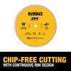 DEWALT 10 In. Premium Tile Blade Wet, small image number 3