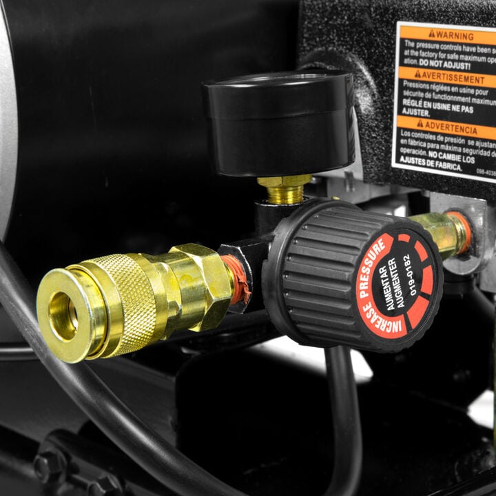 Industrial Air Compressor 20 Gallon 1.6 HP Portable Cast Iron Belt Drive, large image number 5