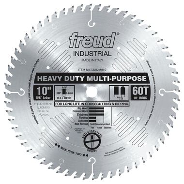 Freud 10in Heavy Duty Multi-Purpose Blade, large image number 0
