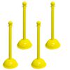 Mr Chain Yellow Heavy Duty Stanchion (4-Pack), small