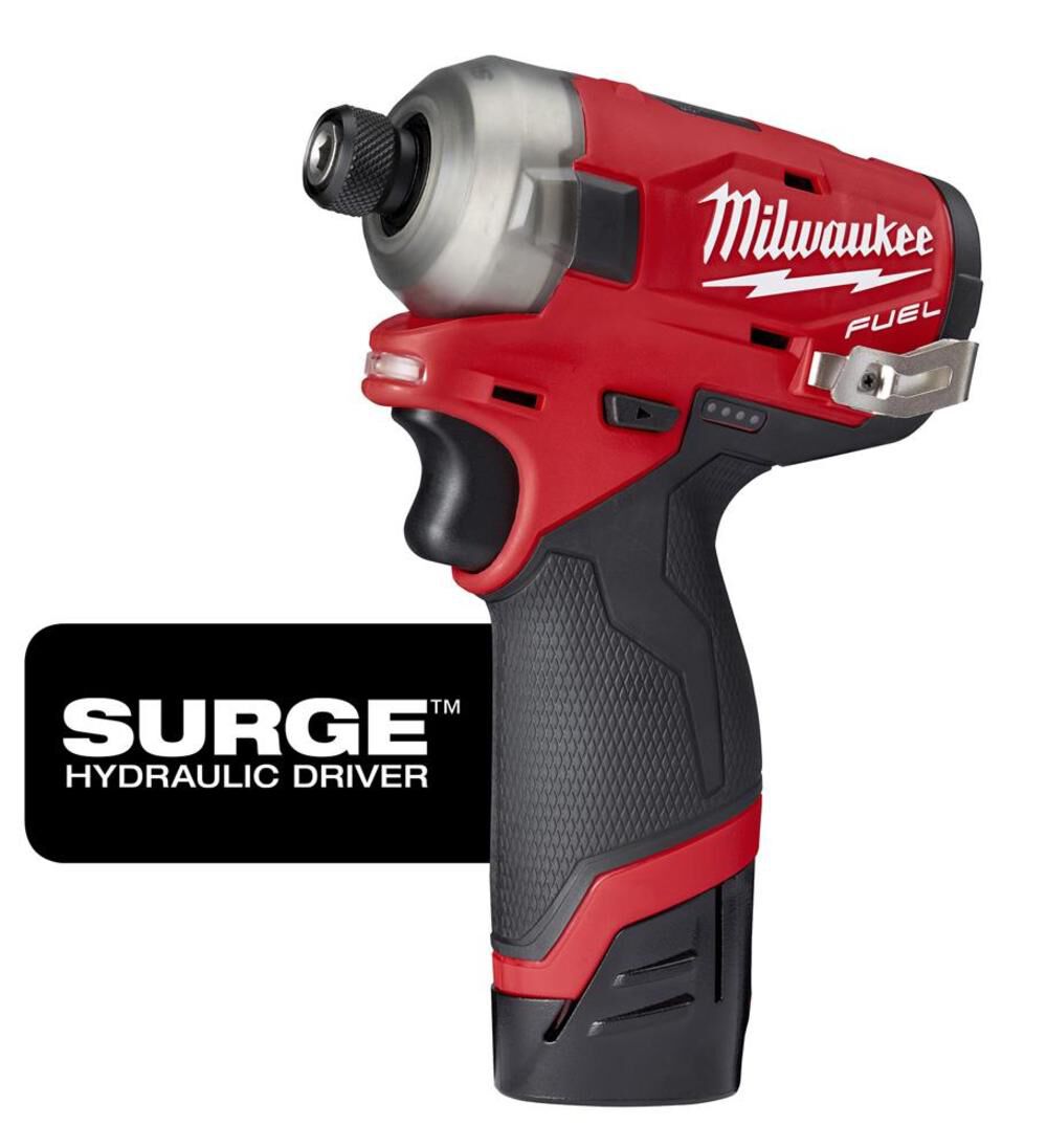 Milwaukee M12 FUEL SURGE 1/4 in. Hex Hydraulic Driver 2 Battery Kit, large image number 16