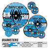 Spyder 4 Inch Turbo Cutting/Grinding Cup for Angle Grinders, 5/8 Inch -11, small image number 4