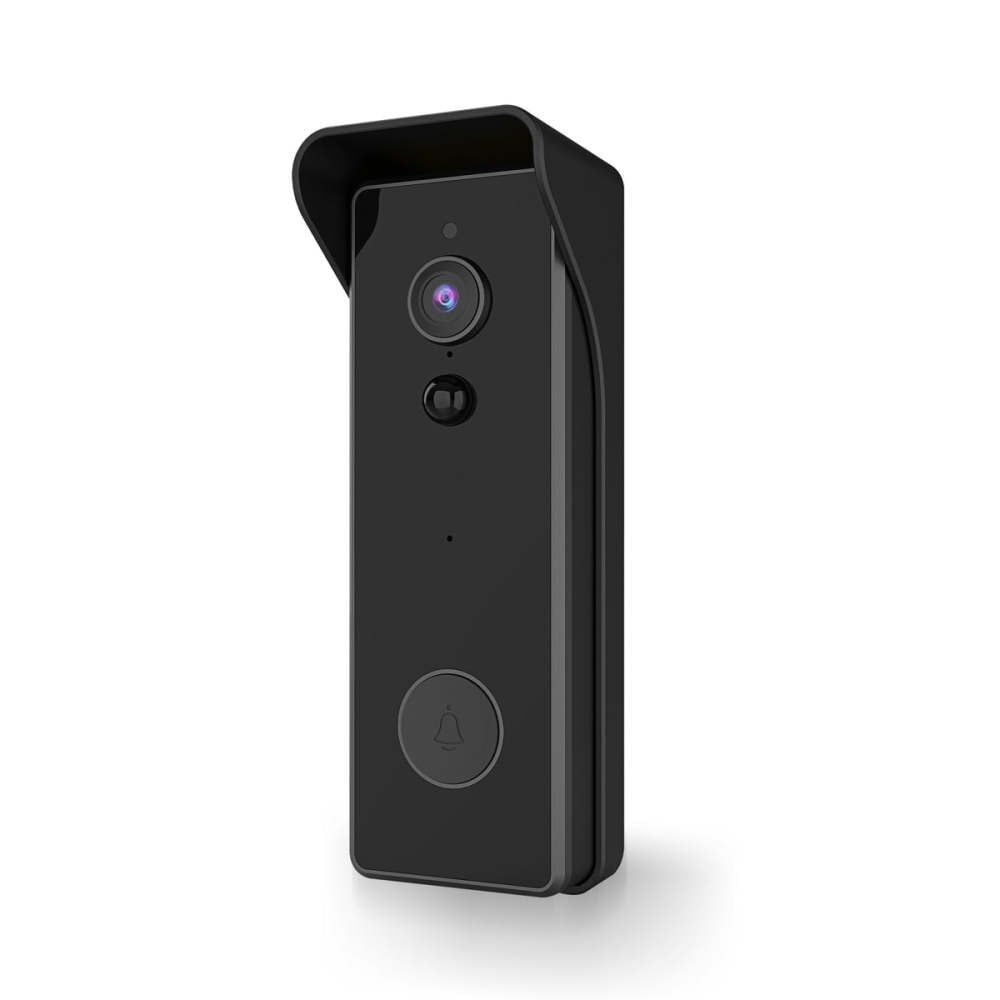 Feit Electric Wired or Battery-Powered Wireless Wi-Fi Smart Video-Enabled Doorbell – 3008390