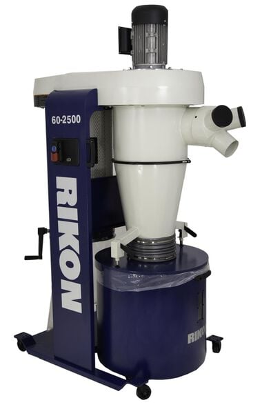RIKON 2.5 HP Cyclone Dust Collector 1470 CFM