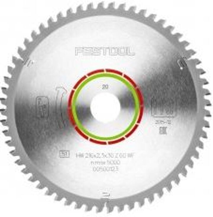 Festool 8 1/2 Inch Saw Blade Laminate/HPL for KSC 60, large image number 0