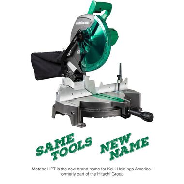 Metabo HPT 10in Compound Miter Saw, large image number 7