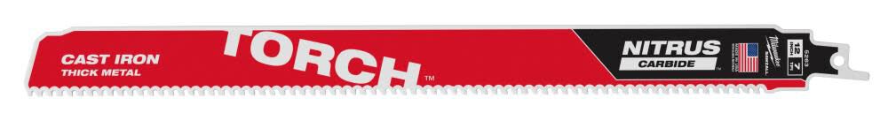 Milwaukee 12inch 7tpi The Torch For Cast Iron With Nitrus Carbide 5pk 48 00 5563 - Image 14