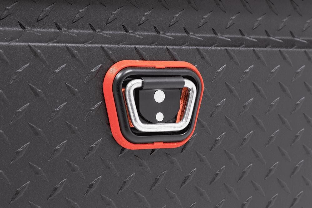 Weather Guard Saddle Truck Tool Box Aluminum Full Deep Textured Matte Black, large image number 8