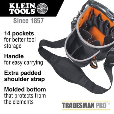 Klein Tools Tradesman Pro Shoulder Pouch, large image number 1