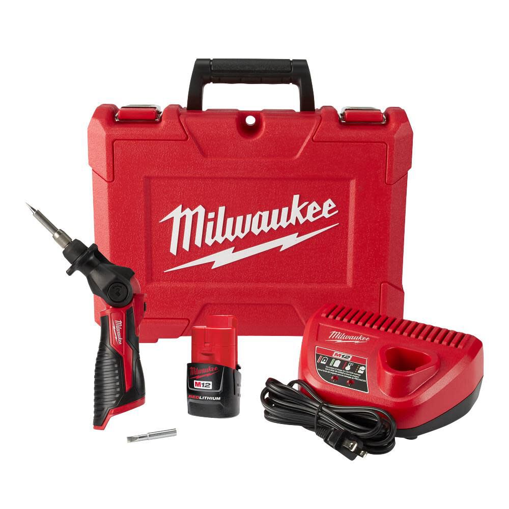 Milwaukee M12 Soldering Iron Kit 2488 21 Sansujyuku sansujyuku.com