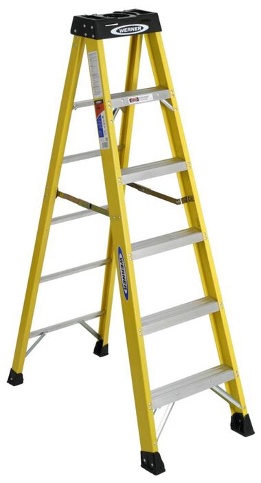Werner 6 Ft Type IA Fiberglass Step Ladder, large image number 0