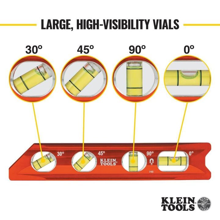 Klein Tools Torpedo Billet Level RE Magnet, large image number 2