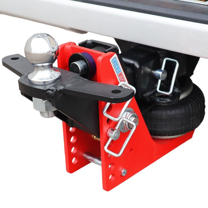 Shocker Hitch HD 20K 2.5 Inch Air Receiver Hitch & Raised Sway Bar Tab Ball Mount 2-5/16 Inch Hitch Balls, large image number 0