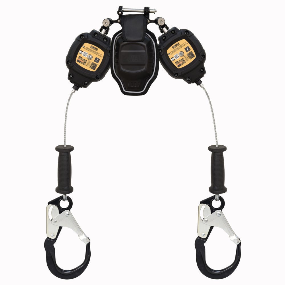 DEWALT D200P 8-1/2 Foot Personal Self Retracting Lifeline with Aluminum Rebar Hook – DXFP272322-008