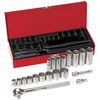 Klein Tools 20-Piece 3/8 In. Drive Socket Set, small