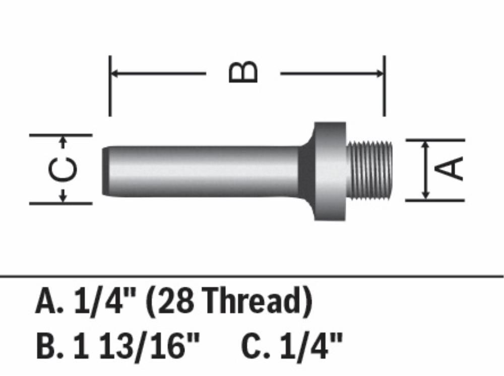 Bosch 1/4in Mortising Arbor, large image number 4