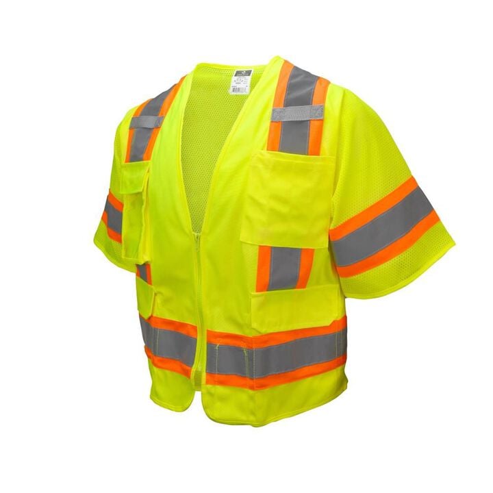 Radians SV63 Two Tone Surveyor Type R Class 3 Two Tone Safety Vest, swatch